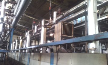 浙江湖州紡織印染導(dǎo)熱油定型機清洗工程結(jié)束